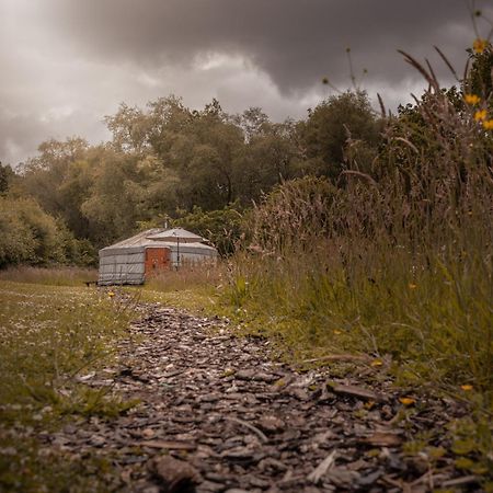 Gilfach Gower Farm Luxury Yurt With Hot Tub Ammanford Exterior foto