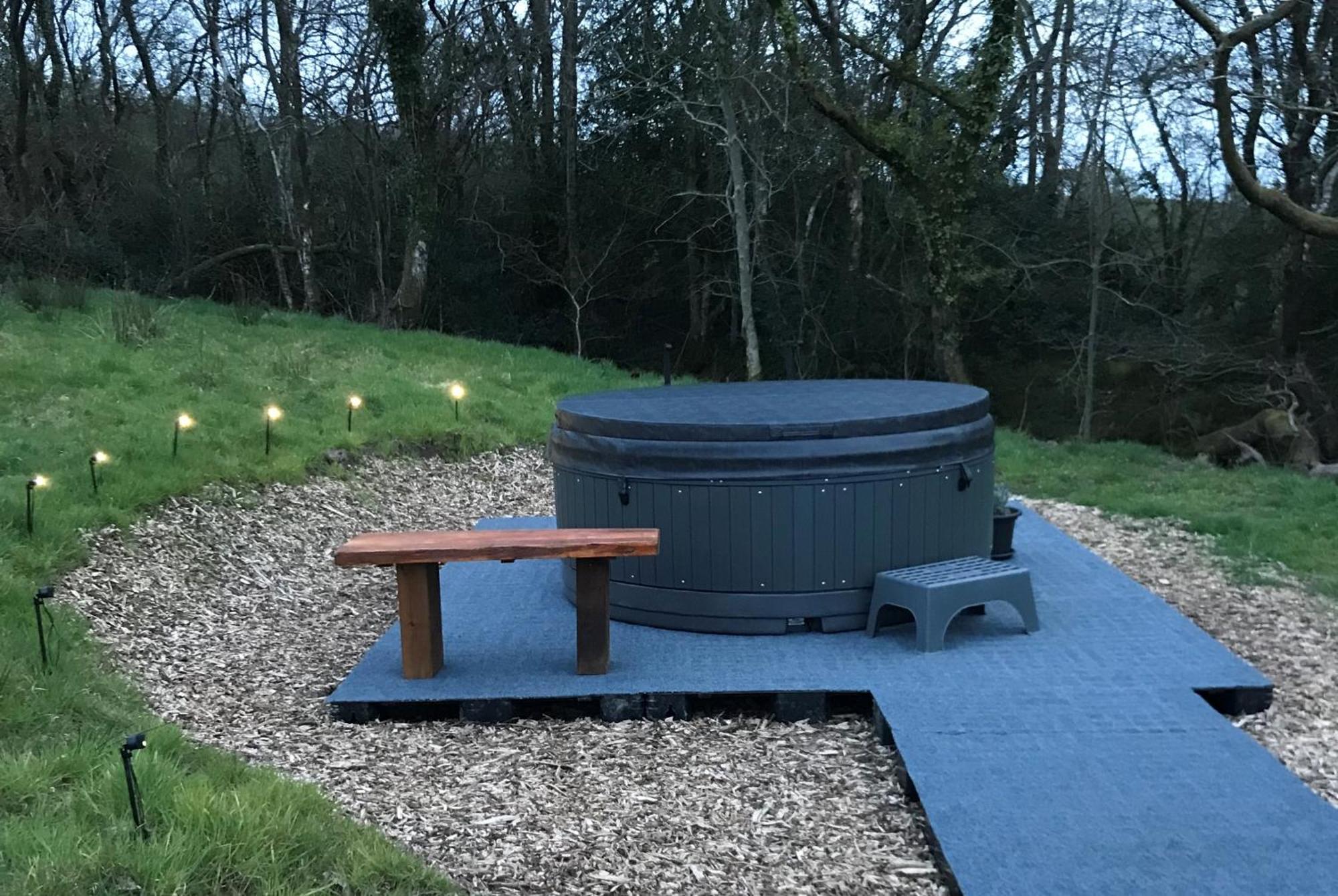 Gilfach Gower Farm Luxury Yurt With Hot Tub Ammanford Exterior foto