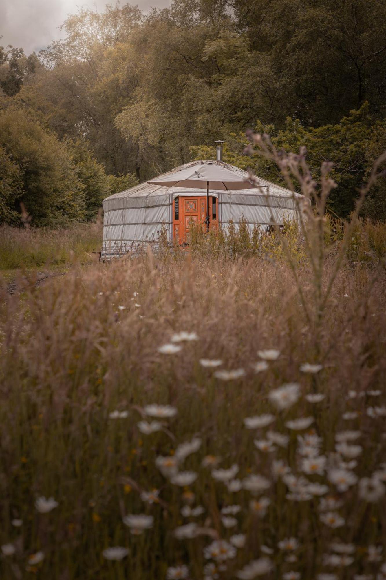Gilfach Gower Farm Luxury Yurt With Hot Tub Ammanford Exterior foto